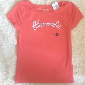 Abercrombie Kids Logo Top Orange Size 9 - 10
